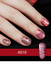 Load image into Gallery viewer, Luxury Modern Crystal Shiny Gel Nail Polish Painting Nails Art Design Diamond Manicure Gel Luxury Design For Women and Girls
