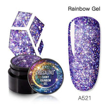 Load image into Gallery viewer, Luxury Modern Crystal Shiny Gel Nail Polish Painting Nails Art Design Diamond Manicure Gel Luxury Design For Women and Girls
