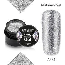 Load image into Gallery viewer, Luxury Modern Crystal Shiny Gel Nail Polish Painting Nails Art Design Diamond Manicure Gel Luxury Design For Women and Girls
