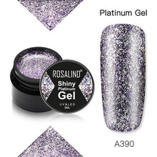 Load image into Gallery viewer, Luxury Modern Crystal Shiny Gel Nail Polish Painting Nails Art Design Diamond Manicure Gel Luxury Design For Women and Girls
