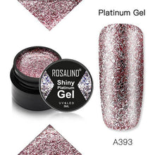 Load image into Gallery viewer, Luxury Modern Crystal Shiny Gel Nail Polish Painting Nails Art Design Diamond Manicure Gel Luxury Design For Women and Girls
