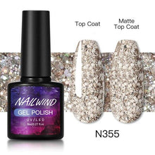 Load image into Gallery viewer, Luxury Womens Colorful Gel Nail Polish 8ml Semi Permanent UV/LED Glossy Effect Popular Design For Women and Girls in Fashion Style

