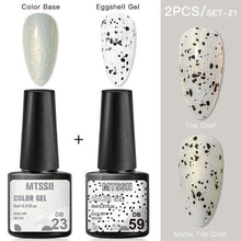 Load image into Gallery viewer, Luxury Gel Nail Polish Permanent Glossy Matte Egg Effect Elegant Stylish Eggshell Design For Women And Lady Nail Gel
