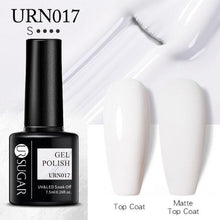 Load image into Gallery viewer, Matte Pink Blue Gel Nail Polish Semi Permanent LED Nail Art Design Elegant Warm Colors For Womens
