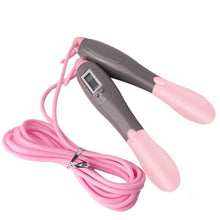 Load image into Gallery viewer, Cordless Electronic Skipping Rope Gym Fitness Cordless Skipping Smart Jump Rope With LCD Screen Counting Speed Skipping Rope With Calorie Counter Adjustable Digital Weighted Jumping Rope For Fitness Exercise Cordless Jump Rope Suitable For Women
