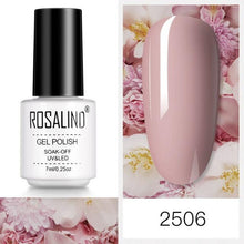 Load image into Gallery viewer, Luxury Womens Pink Shiny Nail Gel Polish Varnish Permanent UV Gel Popular High Quality Colorful Nail Polish
