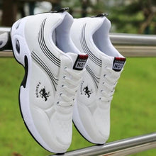 Load image into Gallery viewer, Men's  Leather Autumn Shoes Casual Sneakers Tennis Fashion White Trainers Sneakers Casual Leather Fashion Sneakers Breathable Sports Running Sneakers
