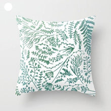 Load image into Gallery viewer, Mint Green Cushion Cover Pillowslip Home Supplies Decorative Fresh Mint Green Gray Watercolour Stripes Generic Solid Decorative Bedroom Pillow Cases Covers Pillow Case Simple Living Room
