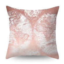 Load image into Gallery viewer, Nordic Style Pillow Covers Plant Letter Flower Geometric Sofa Cushion cover Headrest Pink Party Decorations Gift For Kids Geometric Decorative Throw Pillow Covers Square Cotton Cushion Covers Outdoor Sofa Home Pillow Covers
