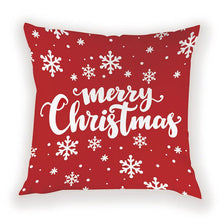 Load image into Gallery viewer, New Year Christmas Decorations Pillows Cover Christmas Décor for Home Christmas Tree Snowflake Snowman Reindeer Home Decor Throw Pillow Case Cushion Cover Santa Merry Christmas Gift Xmas 45x45cm
