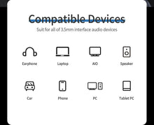 Load image into Gallery viewer, Audio Extension 3.5 mm Aux Cable Jack For Headphone Extender Cord
