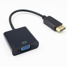 Load image into Gallery viewer, DP to VGA Video Adapter 1080p Thunderbolt DP to VGA Cables Compatible with Computer, Desktop, Laptop, PC, Monitor, Projector,
