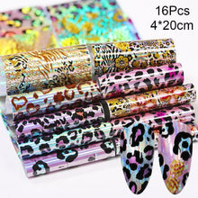 Load image into Gallery viewer, Nail Foils Marble Flower Series Iridescent Nail Art Transfer Sticker Paper Slider Nail Water Decal Design Manicures Decorations  Art Manicures Decoration New Gold Nail Transfer Foils for Nail Arts Nails Supply Holographic Effect Nail Art Foil Stickers Hol

