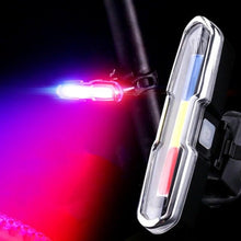 Load image into Gallery viewer, Bike Tail Light Ultra Bright USB Rechargeable LED Bicycle Rear Light 5 Light Mode Headlights High Visibility Bike Rear Light USB Rechargeable LED Bicycle Tail Light Waterproof Cycling Safety Flashlight With Multiple Modes

