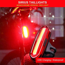 Load image into Gallery viewer, Bike Tail Light Ultra Bright USB Rechargeable LED Bicycle Rear Light 5 Light Mode Headlights High Visibility Bike Rear Light USB Rechargeable LED Bicycle Tail Light Waterproof Cycling Safety Flashlight With Multiple Modes
