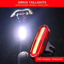Load image into Gallery viewer, Bike Tail Light Ultra Bright USB Rechargeable LED Bicycle Rear Light 5 Light Mode Headlights High Visibility Bike Rear Light USB Rechargeable LED Bicycle Tail Light Waterproof Cycling Safety Flashlight With Multiple Modes
