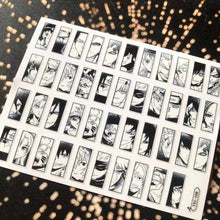 Load image into Gallery viewer, 3D Nail Art Stickers Decal Template Nail Tool Decorations Nail Slider  Metallic Nail Art Stickers Set Love Metal Nail Studs Decals for Women Nail Decorations Accessories Metal Curve Stripe Lines Design Letter Nail Sticker Decoration
