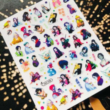Load image into Gallery viewer, 3D Nail Art Stickers Decal Template Nail Tool Decorations Nail Slider  Metallic Nail Art Stickers Set Love Metal Nail Studs Decals for Women Nail Decorations Accessories Metal Curve Stripe Lines Design Letter Nail Sticker Decoration
