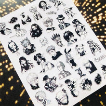 Load image into Gallery viewer, 3D Nail Art Stickers Decal Template Nail Tool Decorations Nail Slider  Metallic Nail Art Stickers Set Love Metal Nail Studs Decals for Women Nail Decorations Accessories Metal Curve Stripe Lines Design Letter Nail Sticker Decoration

