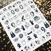 Load image into Gallery viewer, 3D Nail Art Stickers Decal Template Nail Tool Decorations Nail Slider  Metallic Nail Art Stickers Set Love Metal Nail Studs Decals for Women Nail Decorations Accessories Metal Curve Stripe Lines Design Letter Nail Sticker Decoration

