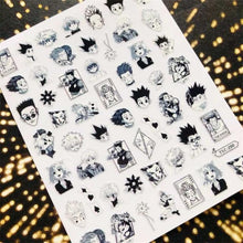 Load image into Gallery viewer, 3D Nail Art Stickers Decal Template Nail Tool Decorations Nail Slider  Metallic Nail Art Stickers Set Love Metal Nail Studs Decals for Women Nail Decorations Accessories Metal Curve Stripe Lines Design Letter Nail Sticker Decoration

