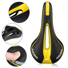Load image into Gallery viewer, Soft Bicycle Saddle Cushion Bicycle Hollow Saddle Cycling Road Mountain Bike Seat Made Of Comfortable Memory Foam Bicycle Seat With Ergonomic Zone Concept For Men
