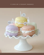 Load image into Gallery viewer, Handmade Lovely Macaron Candle Macaron Candles Scented Candle Cute Handmade Aromatherapy Candles Gifts For Women Home Decor Candle Scented Candles Aromatherapy Wedding Home Decoration Scented Candles INS Shooting Props
