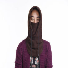 Load image into Gallery viewer, Sally Face Mask Full Face Mask Fleece Cap Balaclava Neck Warmer Hood Winter Sports Ski Men Women Tactical Mask Men Mask Sun Balaclava Shawl Women Winter Hat Soft Knitted Hooded Neck Collar Cap Beanie Hat Warm Scarf Unisex Bonnet Hooded Scarf Hat
