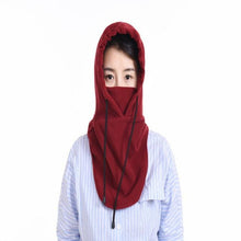 Load image into Gallery viewer, Sally Face Mask Full Face Mask Fleece Cap Balaclava Neck Warmer Hood Winter Sports Ski Men Women Tactical Mask Men Mask Sun Balaclava Shawl Women Winter Hat Soft Knitted Hooded Neck Collar Cap Beanie Hat Warm Scarf Unisex Bonnet Hooded Scarf Hat
