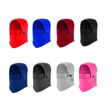 Load image into Gallery viewer, Winter Cycling Cap Fleece Thermal Keep Warm Windproof Cycling Face Mask Balaclava Skiing Fishing Hiking Skating Hat Headwear Fashion Balaclava Shawl Women Winter Hat Soft Knitted Hooded Neck Collar Cap Beanie Hat Warm Scarf Unisex Bonnet Hooded Scarf Hat
