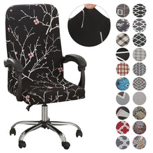 Load image into Gallery viewer, Office Chair Cover Jacquard Removable Gaming Computer Case Cushion Covers Dust Guards For Home Leisure Universal Size Modern Stretchable Cloth Polyester Universal Desk Task Chair Chair Covers Stretch Rotating Chair Slipcover

