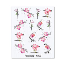 Load image into Gallery viewer, Nails Sticker Nail Art Decorations Flowers Leaves Decals Water Transfer Sliders Woman Face Fruit Foil Manicures Wraps  Water Transfer Nail Decals Sticker For Pretty Girl Self-Adhesive Nail Decals Designer Nail Stickers for Acrylic Decal
