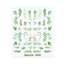 Load image into Gallery viewer, Nails Sticker Nail Art Decorations Flowers Leaves Decals Water Transfer Sliders Woman Face Fruit Foil Manicures Wraps  Water Transfer Nail Decals Sticker For Pretty Girl Self-Adhesive Nail Decals Designer Nail Stickers for Acrylic Decal
