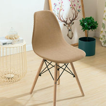 Load image into Gallery viewer, Waterproof Chair Cover for Shell Chair Washable Removable Armless Shell Seat Cover Banquet Home Modern Style for Kitchen Dining Room Chair Slipcovers Dining Chair Covers Parsons Chair Slipcover Stretch Chair Covers For Dining Room
