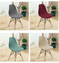 Load image into Gallery viewer, Waterproof Chair Cover for Shell Chair Washable Removable Armless Shell Seat Cover Banquet Home Modern Style for Kitchen Dining Room Chair Slipcovers Dining Chair Covers Parsons Chair Slipcover Stretch Chair Covers For Dining Room
