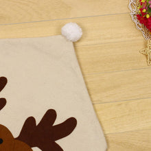 Load image into Gallery viewer, Christmas Hat Chair Cover Xmas Santa Claus Deer Elk Dining Chair Covers for Kitchen Placemat Dining Seat Christmas Home Decor r Back Cover Removable Washable Chair Protector Cover For Kitchen Dining Room Chairs and Living Room 50x60cm
