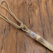 Load image into Gallery viewer, Tassel Curtain Tieback Crystal Bead Hanging Ball Tie Room Accessories Holder Buckle Rope Bandage Holdback Window Shade Curtain Tie Back Tassel Tie Backs for Curtain Beautiful Curtain Holdback Rope
