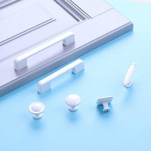 Load image into Gallery viewer, Handles Drawer Cabinet Furniture Kitchen Handles For Cabinet Knob Door Drawer Furniture Kitchen Knob Simplicity White Stainless Steel Hollow Tube  Bar Drawer Pulls Cupboard Knob For Kitchen Furniture Hardware
