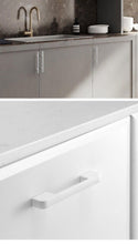 Load image into Gallery viewer, Handles Drawer Cabinet Furniture Kitchen Handles For Cabinet Knob Door Drawer Furniture Kitchen Knob Simplicity White Stainless Steel Hollow Tube  Bar Drawer Pulls Cupboard Knob For Kitchen Furniture Hardware
