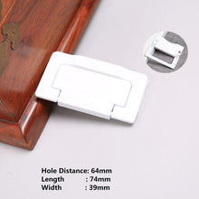 Load image into Gallery viewer, Handles Drawer Cabinet Furniture Kitchen Handles For Cabinet Knob Door Drawer Furniture Kitchen Knob Simplicity White Stainless Steel Hollow Tube  Bar Drawer Pulls Cupboard Knob For Kitchen Furniture Hardware
