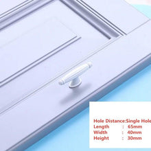 Load image into Gallery viewer, Handles Drawer Cabinet Furniture Kitchen Handles For Cabinet Knob Door Drawer Furniture Kitchen Knob Simplicity White Stainless Steel Hollow Tube  Bar Drawer Pulls Cupboard Knob For Kitchen Furniture Hardware
