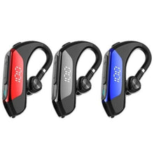 Load image into Gallery viewer, Business Bluetooth 5.0 Wireless Single-Ear Headset LED Power Display Ultra-Long Standby Earbud Headphones Wireless Black Earphone Bluetooth Noise Isolating Wireless Earbuds With Microphones Clear Calls Painless Wearing
