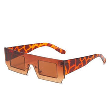 Load image into Gallery viewer, Rectangle Sunglasses for Women Retro Trendy Fashion Glasses Oval Lenses Narrow Thin Square Frame with UV400 Protection Decent Contrast Color Slice Box Style Glasses In Ocean Color  Sunglasses For Men &amp; Women
