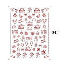 Load image into Gallery viewer, Sliver Bronzing Christmas Slider Nail Art 3D Decals Decoration Snowflake Nail Art Sticker Manicures Transfer Foil Xmas Gift  Nails Snowflake Nail Art Stickers Decals Christmas Nail 3D Self Adhesive Nail Stickers for Acrylic Nails Snowflake
