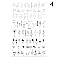 Load image into Gallery viewer, 3D Nail Sticker Russian English Letter Sticker For Nails Foil Love Heart Design Accessories Fashion Manicures Sticker Decoration  Nail Art Stickers Water Transfer Nail Decals Full Wraps Gradient Acrylic Nail Kits for Women Manicure Decoration
