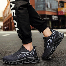 Load image into Gallery viewer, Men's Casual Sneakers Flame Print Running Mesh Shoes Outdoor Lightweight Twist Bottom Breathable Tennis Sport Shoes For Workout Walking Outdoor Sport Gym Fashion Sneakers
