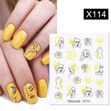 Load image into Gallery viewer, Rainbow Wave Love Heart Pattern Water Decals Stickers Butterfly Dragon Geometry Slider For Nails Art Decoration Tip Water Transfer Nail Decals Sticker For Pretty Girl Self-Adhesive Nail Decals Designer Nail Stickers for Acrylic

