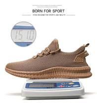 Load image into Gallery viewer, Light Running Comfortable Casual Men's Sneaker Breathable  Wear-Resistant Outdoor Walking Men Sport Non Slip Athletic Fashion Sneakers Mesh Workout Casual Sports Sneakers
