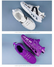 Load image into Gallery viewer, New Purple Womens Sport Sneakers Running Mesh Platform Sneakers Breathable Tennis Outdoor Lightweight Twist Bottom Breathable Tennis Sport Shoes For Workout Walking Outdoor Sport Gym

