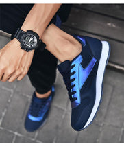 Load image into Gallery viewer, Elegant White Leather Mans Womens Sneakers Summer Lace-Up Trainers Gym Tennis Running Breathable High Quality Sport Women Mesh Wokrout Casual Slip On Flats Sneakers
